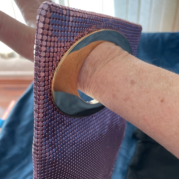 Retro Iman Dusty Rose Sequin Clutch - Picture 4 of 6